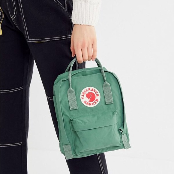 Fjallraven Handbags - Fjallraven : Mini Kanken Backpack (frost green)